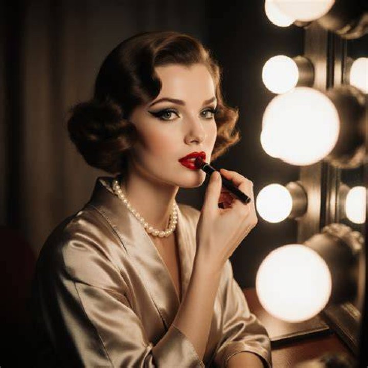 Flawless: Opting for a glamorous palette of make-up the star wore her blonde tresses slicked back into a high ponytail