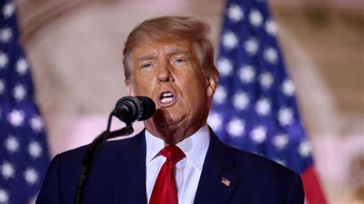 Former President Donald Trump speaks at a rally on May 28, 2022 in Casper, Wyoming. (Photo by Chet Strange/Getty Images)