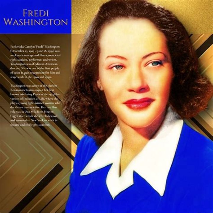 Fredi Washington in "Imitation of Life" in 1934 | Source: Getty Images