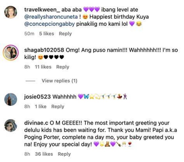 Gabby Concepcion Sends Birthday Greetings To Former Wife Sharon