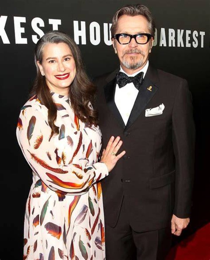 Gary Oldman and Gisele Schmidt attending the North American Premiere of 'The Laundromat' in Toronto, Canada, in September 2019. | Image: Getty Images.