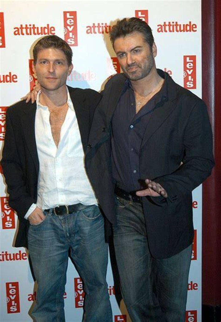 George Michael and Kenny Goss at the the Japanese Premiere of his film "A Different Story" on December 15, 2005 in Tokyo, Japan. | Source: Getty Images
