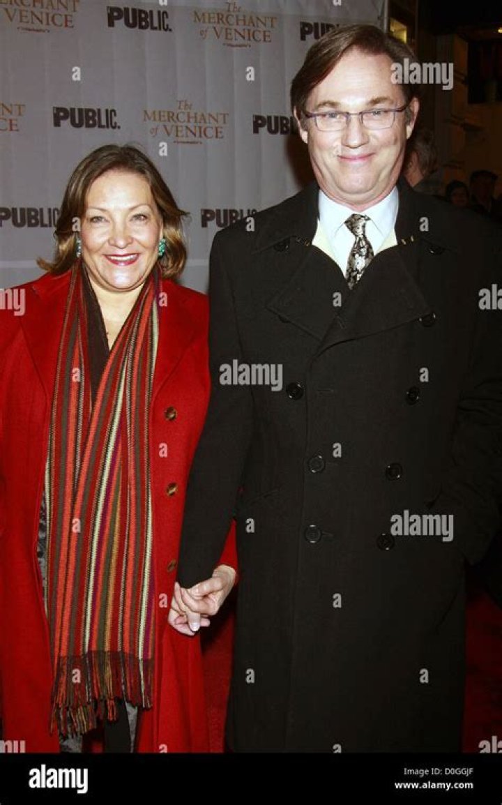 Georgiana Bischoff and husband Richard Thomas pose at the opening night of the new play "My Name Is Lucy Barton" on Broadway at The Samuel J. Friedman Theatre on January 15, 2020 in New York City | Source: Getty Images