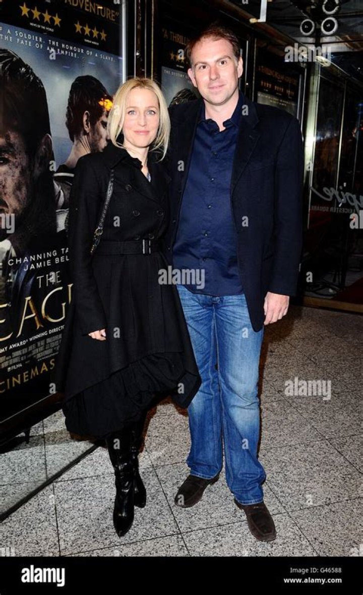 Gillian Anderson And Husband Clyde Klotz Arrives At The Gala Night Of The Stage Version Of "Yes, Prime Minister." | Source: Getty Images