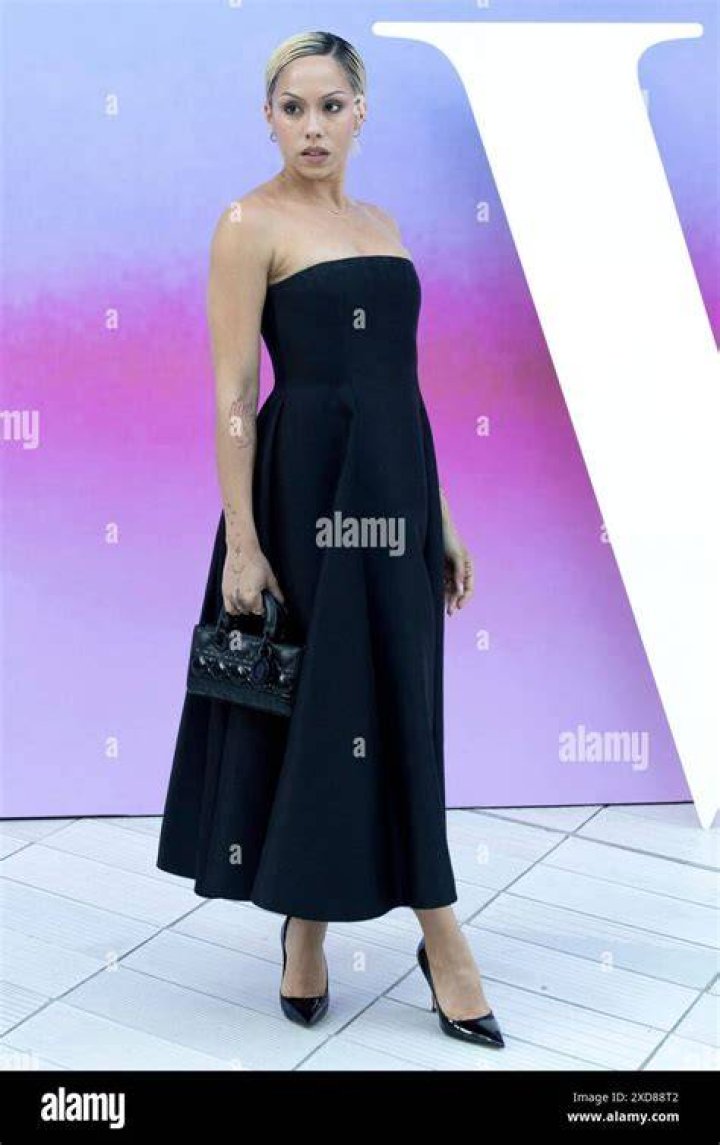 Glam brigade: Poppy Ajudha and Maya larked around for snaps with one another