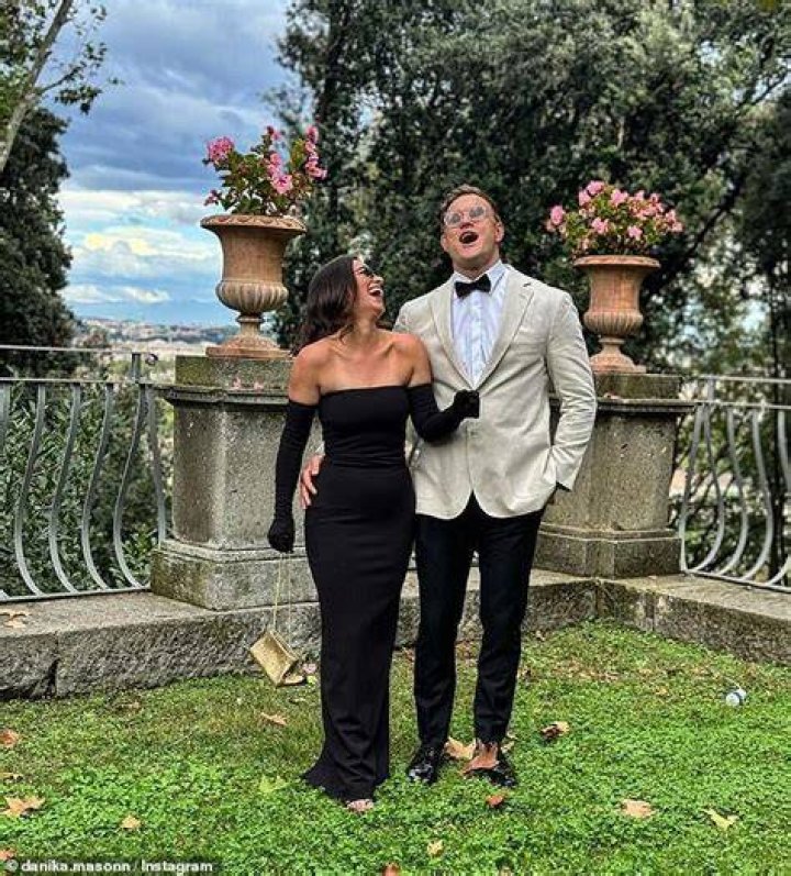 Gown: The pair travelled to the headquarters of Valentino in Rome and Nicola's gown was designed by the fashion house's Pierpaolo Piccioli