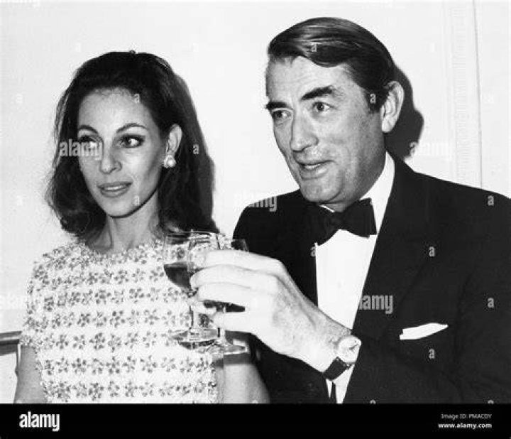 Gregory Peck and wife Veronique at Beverly Hilton Hotel in Beverly Hills, CA, United States. | Source: Getty Images