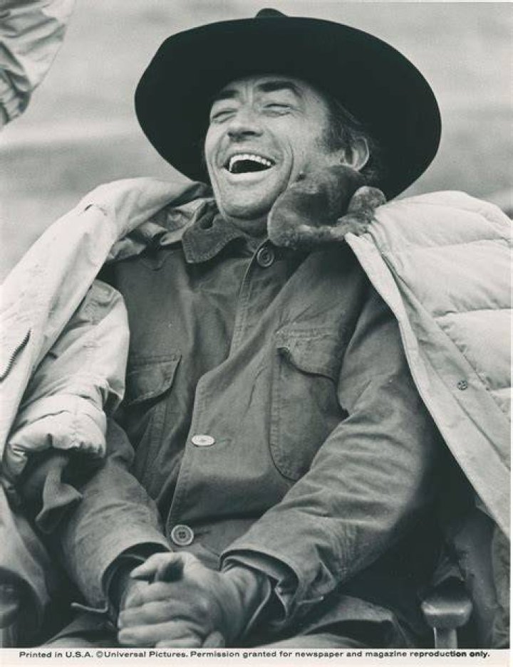 Gregory Peck on the set of the 1958 Western "The Big Country." | Source: Getty Images