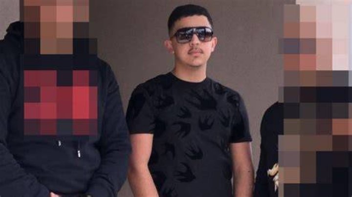Hadi Skaf is the youngest of Baria and Mustapha Skaf's four children. The family lives together at Greenacre in Sydney's south-west. Hadi is pictured outside court on Thursday