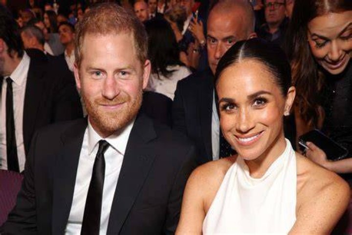 Harry and Meghan during the Invictus Games on April 17, a week after meeting his grandmother the Queen at Windsor