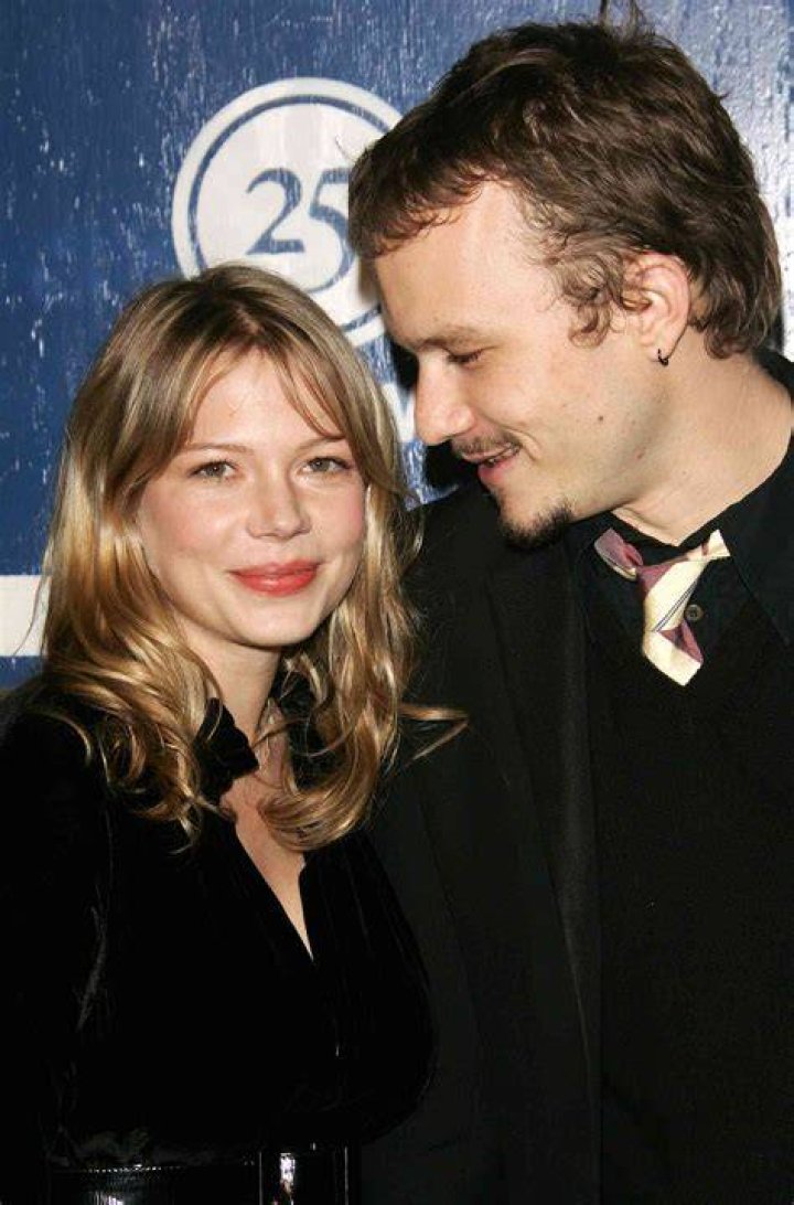 Heath Ledger, Michelle Williams, and baby Matilda Rose Ledger at the Sydney International Airport on January 14, 2006 | Source: Getty Images