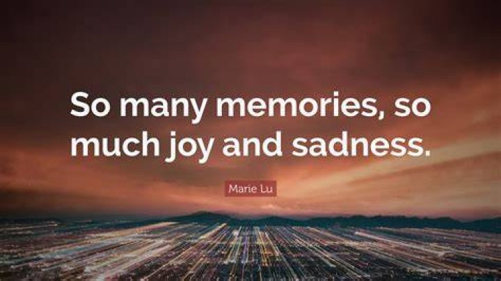 ‘I Have So Many Memories’