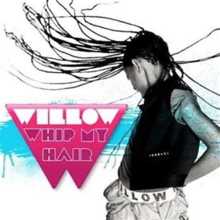 I whip my hair back and forth! Her lustrous locks were on display as she shook her head from side to side