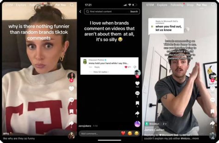 Individual commenting on a TikTok post by Cassie Holland. | Source: