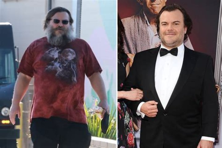 Jack Black, 52, looks totally unrecognizable with huge gray beard as he goes for a stroll in LA