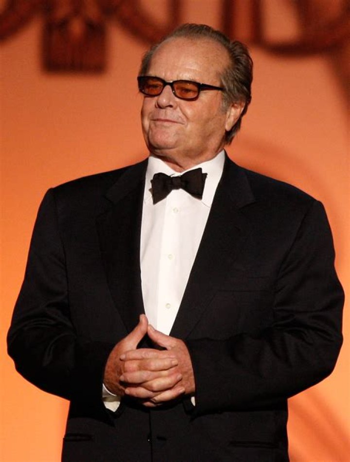 Jack Nicholson with his award at the 60th Annual Golden Globes in 2003 | Source: Getty Images