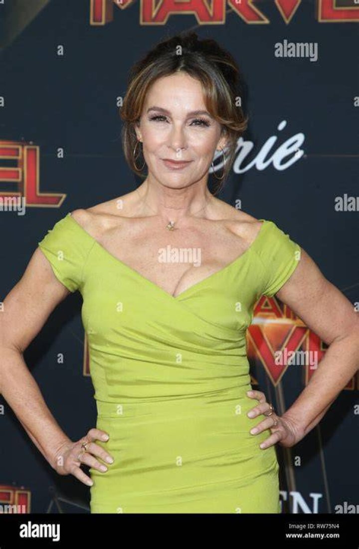Jennifer Grey at Marvel Studios' "Captain Marvel" premiere on March 04, 2019, in Hollywood, California. | Source: Getty Images