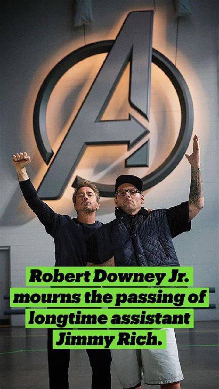 Robert Downey Jr. and Jimmy Rich. Jimmy Rich Robert Downery Jr.