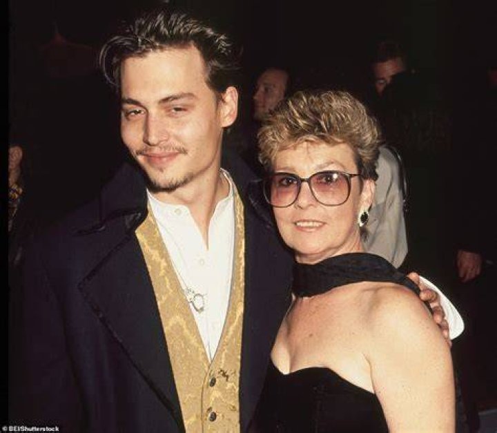 Johnny Depp`s with mother and father