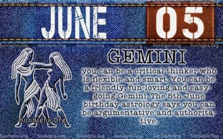 June 5 Zodiac Horoscope Birthday Personality Sun Signs