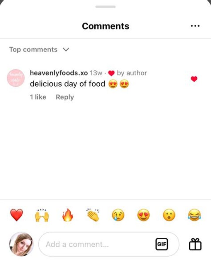 JustJared Instagram comment section.