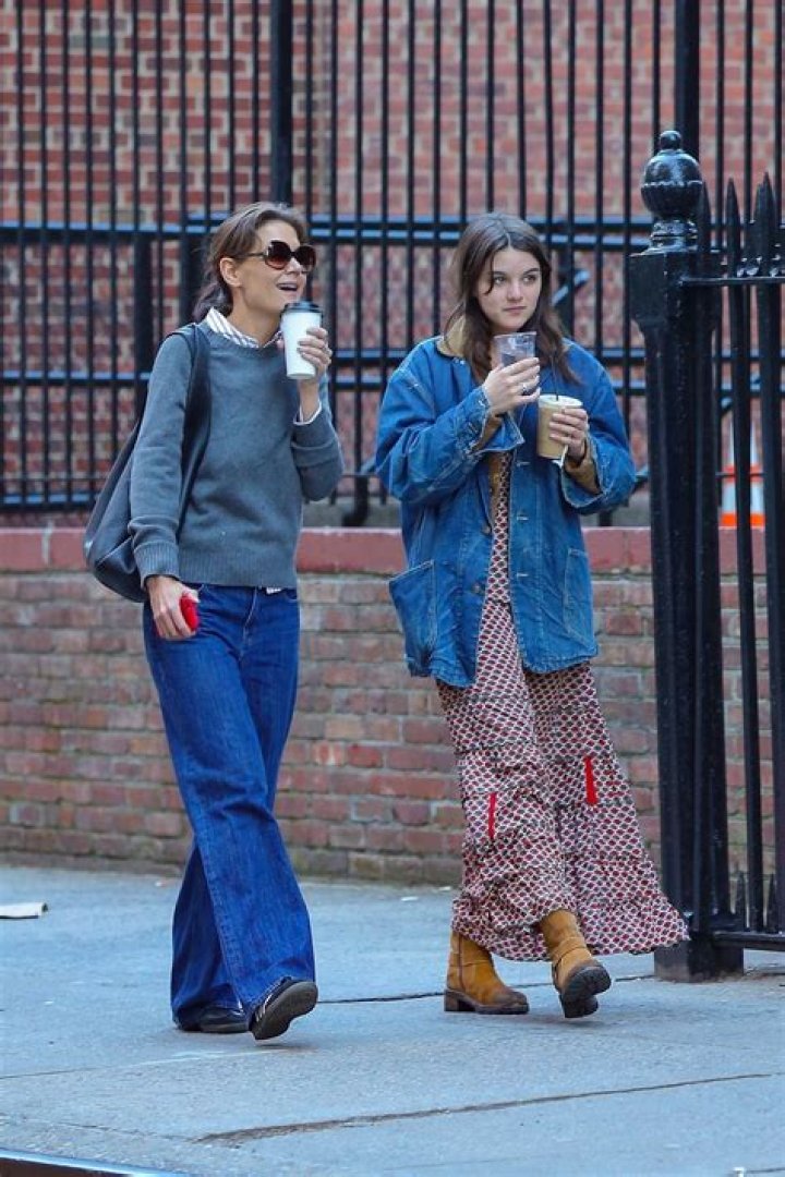 Katie Holmes and Suri in New York 2015. | Source: Getty Images
