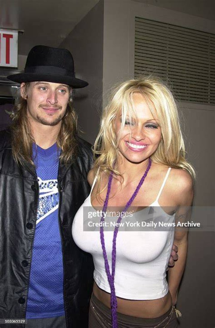 Kid Rock and Pamela Anderson at the American Liver Foundation's S.O.S. ride to raise money for Hepatitis C research | Source: Getty Images
