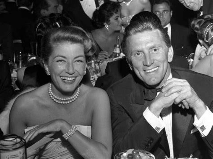 Kirk Douglas and wife Anne Douglas during Friars' Club Salute to Johnny Carson as "Entertainer of the Year" 1979 at The Waldorf-Astoria Hotel in New York, New York, United States. | Source: Getty Images