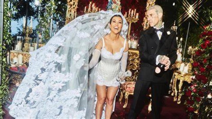 Kourtney Kardashian wedding photos released after Travis Barker nuptials in Italy Ents & Arts