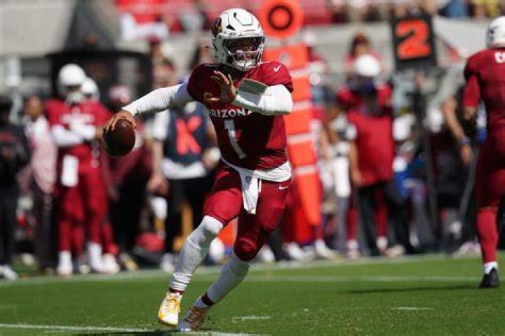 Kyler Murray #1 of the Arizona Cardinals and NFC looks on before the 2022 NFL Pro Bowl against the AFC at Allegiant Stadium on February 06, 2022 in Las Vegas, Nevada. | Source: Getty Images