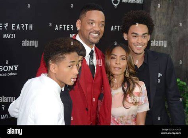 (L-R) Trey Smith, Jada Pinkett Smith, Willow Smith, and Will Smith attend the premiere of Disney's "Aladdin" on May 21, 2019 in Los Angeles, California. | Getty Images