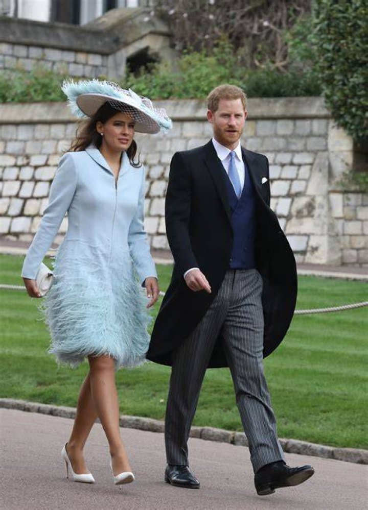 Lady Frederick Windsor and Prince Harry, Duke of Sussex attend the wedding of Lady Gabriella Windsor and Thomas Kingston at St George's Chapel on May 18, 2019 | Photo: Getty Images