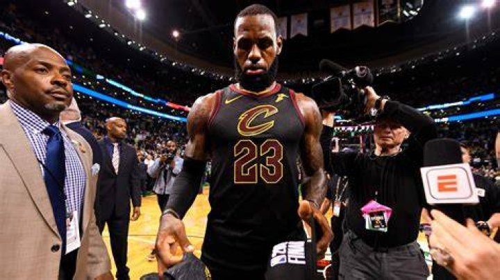 LeBron James at the 2018 NBA Playoffs on May 3, 2018. | Photo: Getty Images