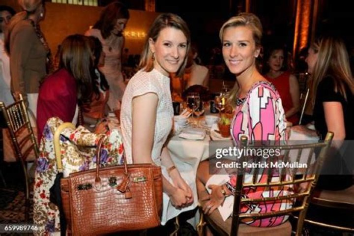Lizzie Tisch and Abby Manning during FASHION SHOW and LUNCHEON for AKRIS at Cipriani 42nd Street on May 14, 2009, in New York City. | Source: Getty Images