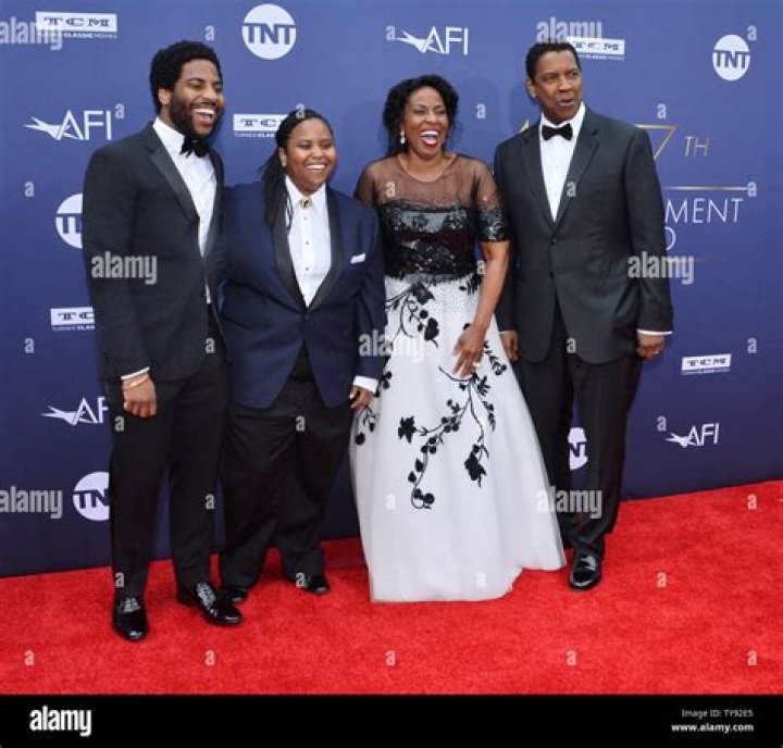Malcolm, Katia, Pauletta, and honoree Denzel Washington at the 47th AFI Life Achievement Award at Dolby Theatre on June 06, 2019. | Photo: Getty Images