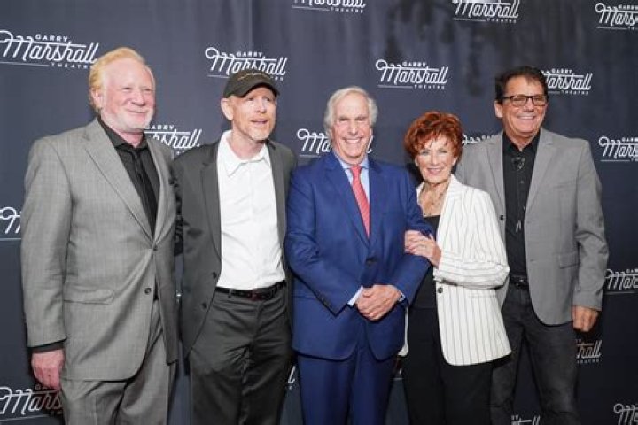 Marion Ross and Anson Williams at the Celebrities Visit SiriusXM in 2018 | Source: Getty Images