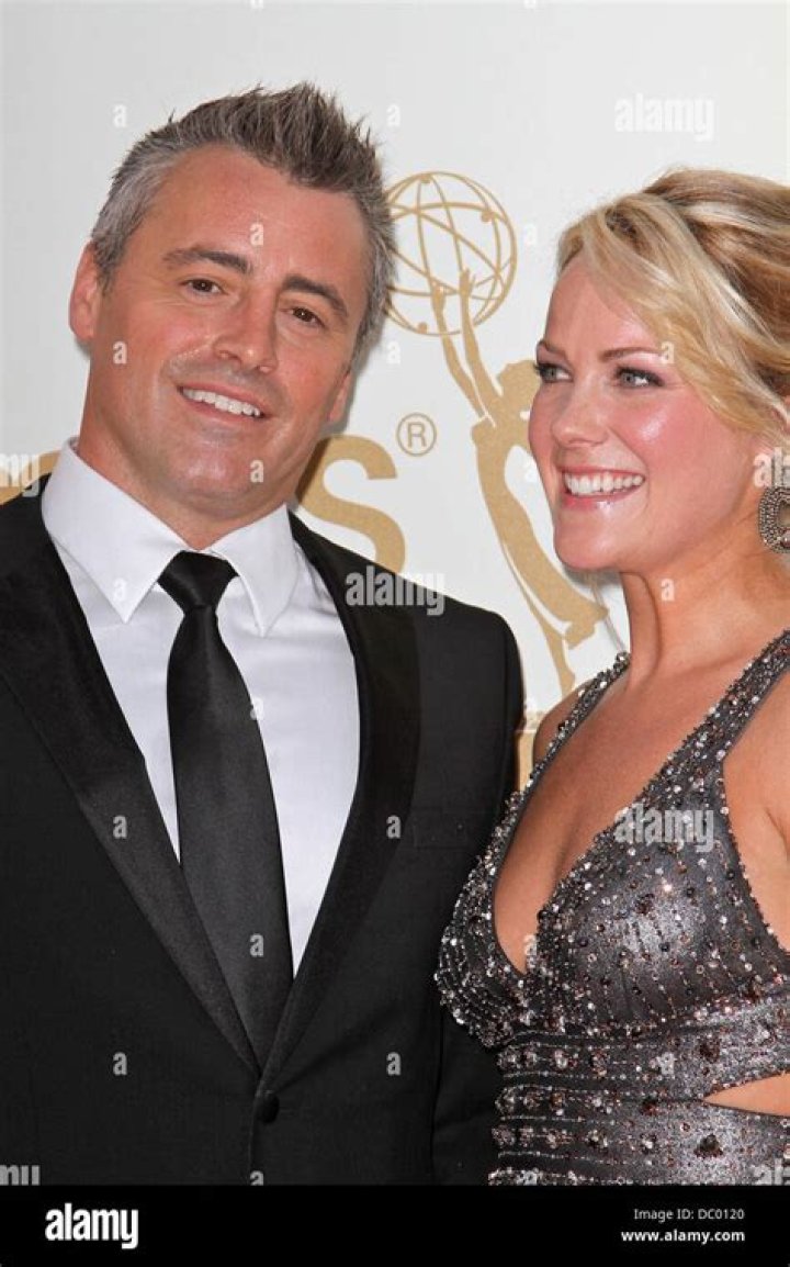 Matt LeBlanc and Melissa McKnight at the Beverly Hilton Hotel on January 15, 2012, in Beverly Hills, California. | Source: Getty Images