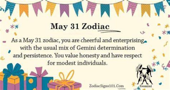 May 31 Zodiac is Gemini, Birthdays and Horoscope Zodiac Signs 101