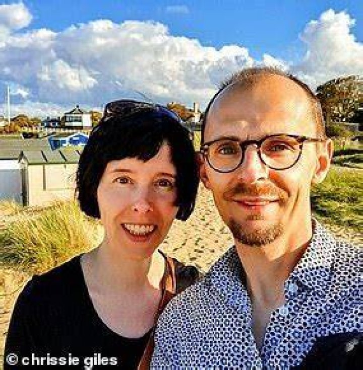 Meanwhile Chrissie lives in Guildford, Surrey, with her husband Matt, 40, covering health for the Bureau of Investigative Journalism (pictured)