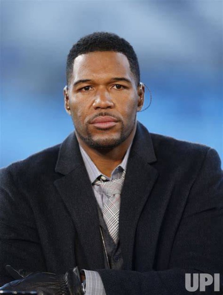 Michael Strahan at the NFC Championship game between the San Francisco 49ers and the Green Bay Packers in January 2020. | Photo: Getty Images