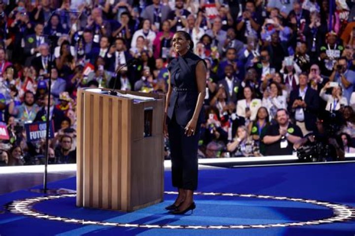 Michelle Obama on stage at the 2019 Essence Festival in Louisiana. | Photo: Getty Images