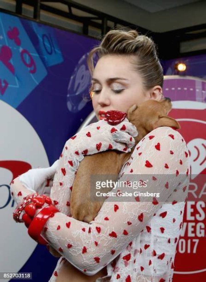 Miley Cyrus attends the 2017 iHeartRadio Music Festival at T-Mobile Arena on September 23, 2017 | Source: Getty Images