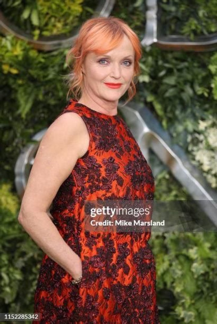 Miranda Richardson attends the Global premiere of Amazon Original "Good Omens" on May 28, 2019, in London, England. | Source: Getty Images
