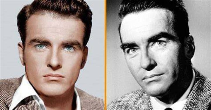 Montgomery Clift..BEFORE & AFTER the car accident in 1956 Montgomery clift, Hollywood actor
