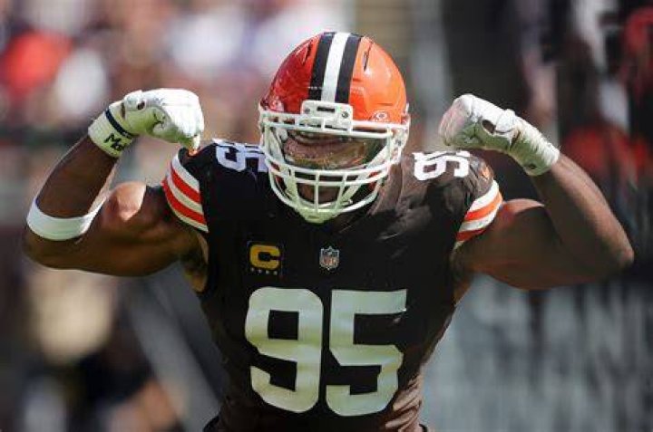 Myles Garrett #95 of the Cleveland Browns at FirstEnergy Stadium on September 17, 2020 | Photo: Getty Images