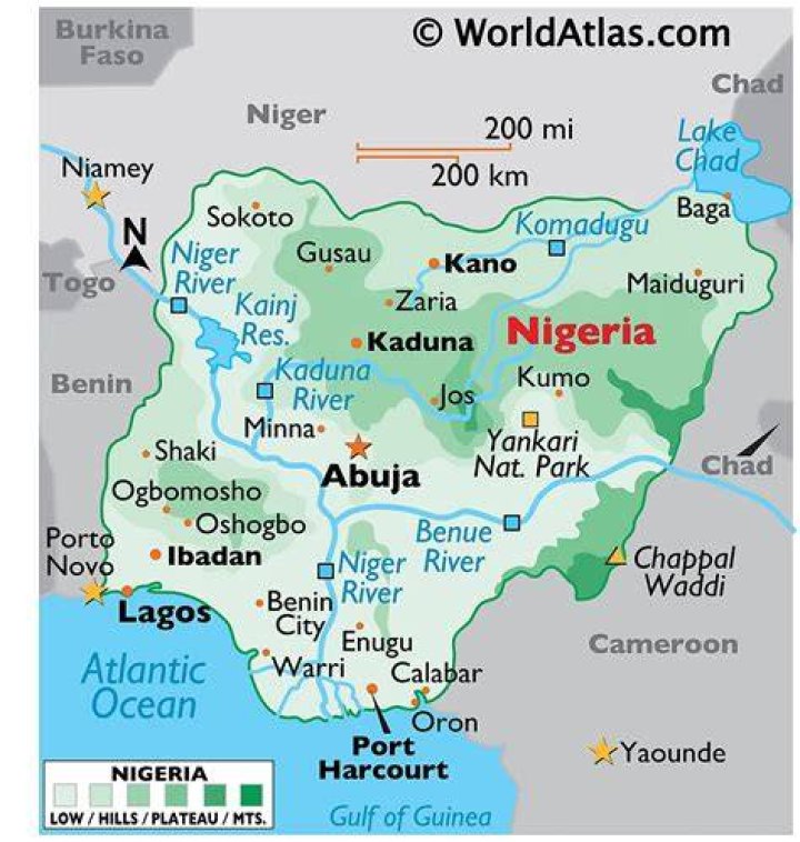 Nigeria Maps & Facts World Atlas