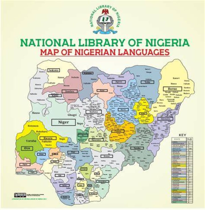 Nigerian Languages Map of nigeria, Nigerian language, Africa map