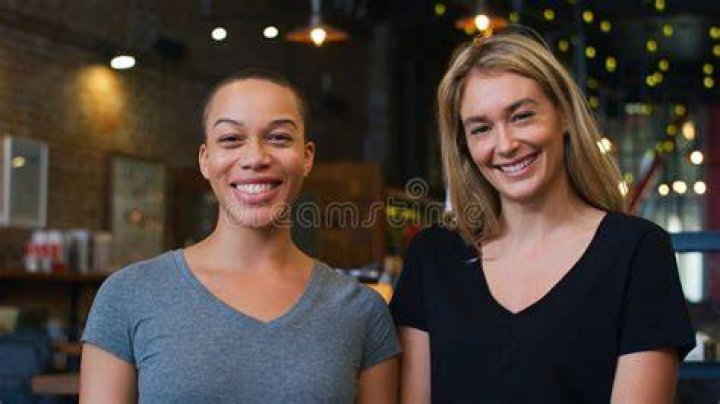 On hand: Two female members of staff set to work on the display