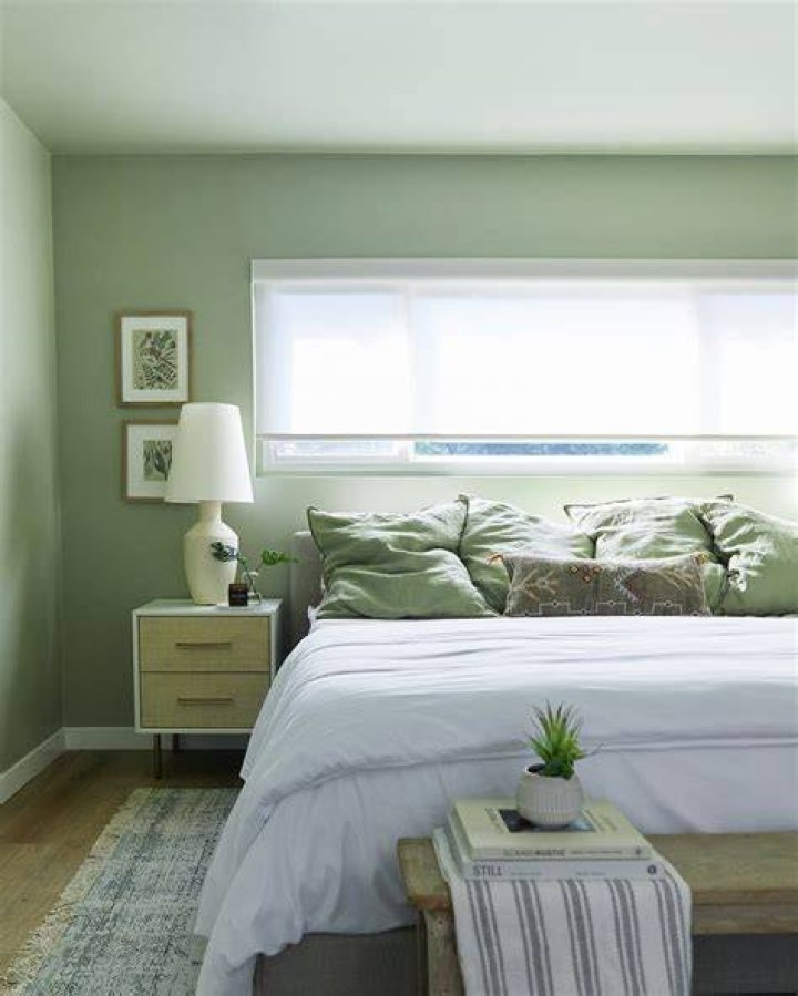 One of the bedrooms has a large walk-in closet with a middle island.