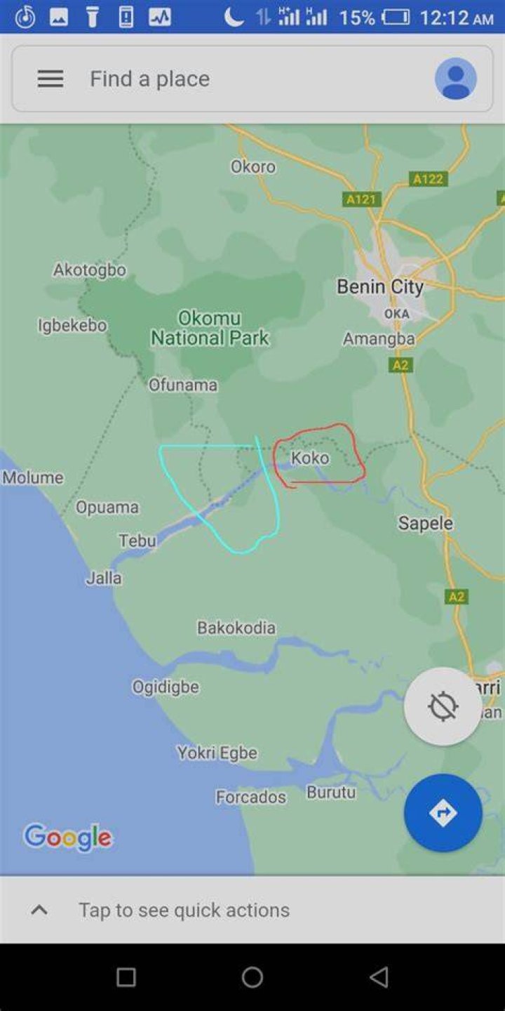 Original Map of Nigeria Guess who is landlocked and guess who is missing ? Politics Nigeria